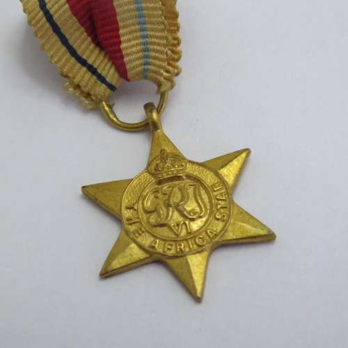 WW2 The Africa Star miniature medal