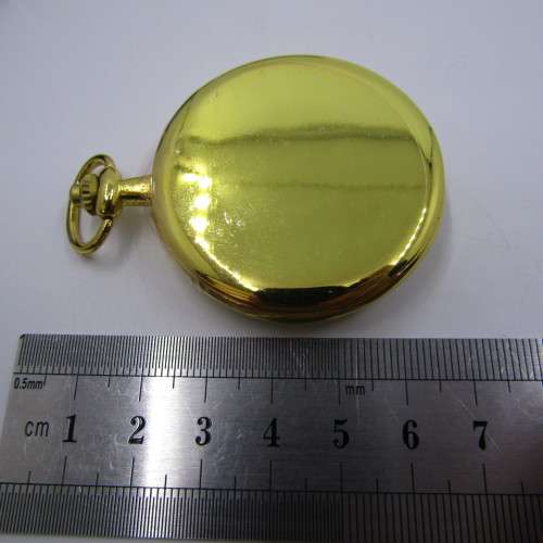 1920`s Style Red Star full hunter quartz pocket watch - Hachette pocket watch collection #53
