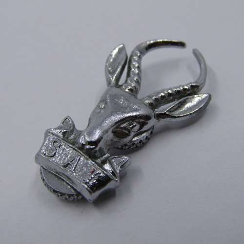 SA Infantry beret badge - bokkop - chromed