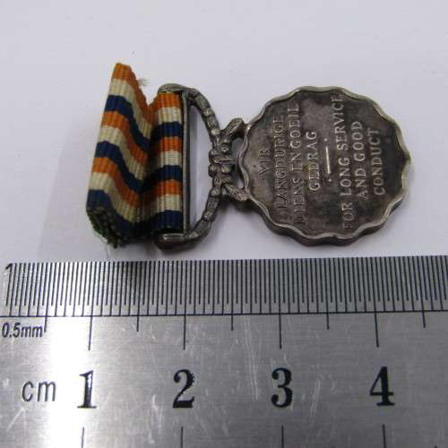 SA Army Permanent Force Good Service medal miniature