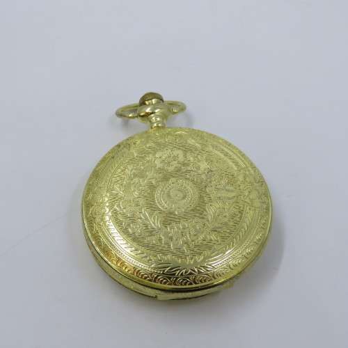 1860`s Style Bagatelle full hunter quartz pocketwatch - Hachette pocketwatch collection #55