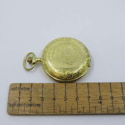 1860`s Style Bagatelle full hunter quartz pocketwatch - Hachette pocketwatch collection #55