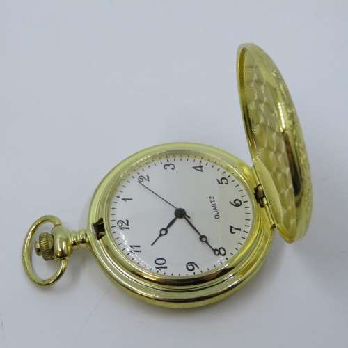 1860`s Style Bagatelle full hunter quartz pocketwatch - Hachette pocketwatch collection #55
