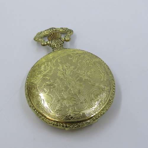 1750`s Style Oceanic full hunter quartz pocketwatch - Hachette pocketwatch collection #45 - Working