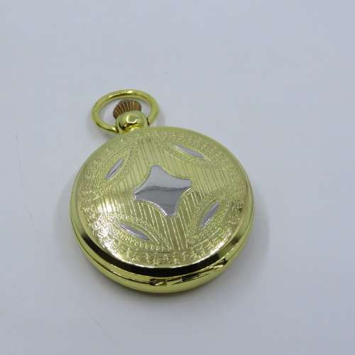 1870`s Style Tournament full hunter quartz pocketwatch - Hachette pocketwatch collection #41