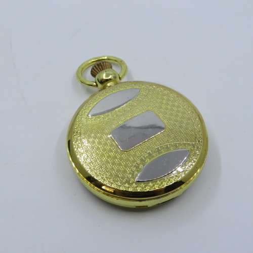 1870`s Style Tournament full hunter quartz pocketwatch - Hachette pocketwatch collection #41