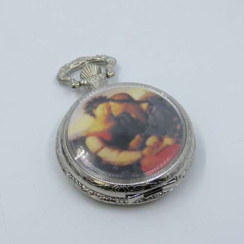 1850`s Style Confidence full hunter quartz pocketwatch - Hachette pocket watch collection #33