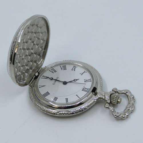 1850`s Style Confidence full hunter quartz pocketwatch - Hachette pocket watch collection #33