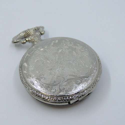 1850`s Style Confidence full hunter quartz pocketwatch - Hachette pocket watch collection #33