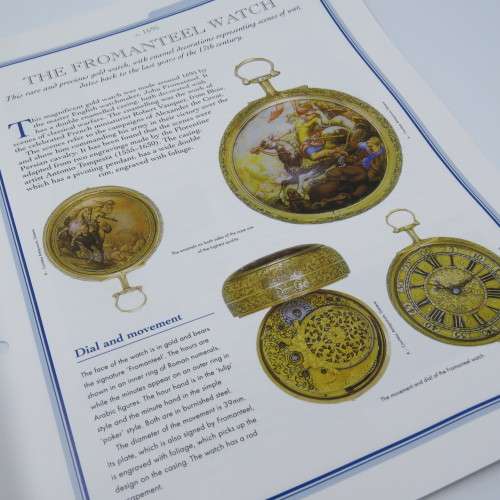 1970`s Style Golden Mane full hunter quartz pocketwatch - Hachette pocketwatch collection #57