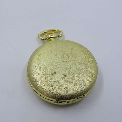 1880`s Style Shogun full hunter quartz pocketwatch - Hachette pocketwatch collection #49 - Working