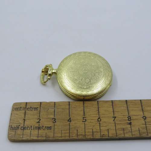 1880`s Style Shogun full hunter quartz pocketwatch - Hachette pocketwatch collection #49 - Working