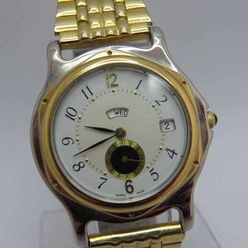 Samsung Quartz day/date mens dress watch - Working