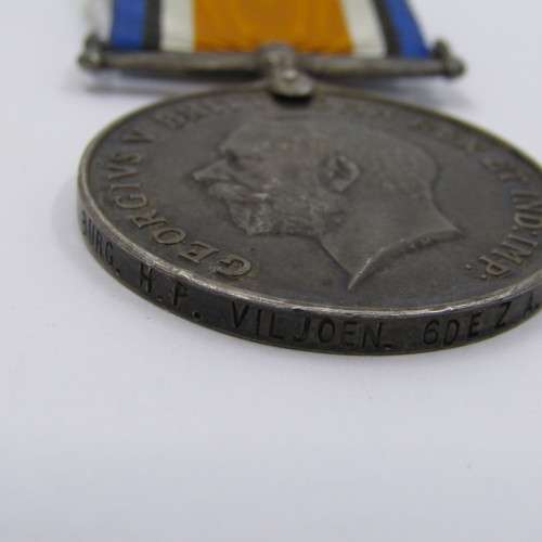 WW1 War medal issued to Burger H.P. Viljoen 6de ZAR