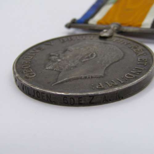 WW1 War medal issued to Burger H.P. Viljoen 6de ZAR