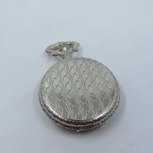 1910`s Style Austrian full hunter quartz pocketwatch - Hachette pocketwatch collection #22