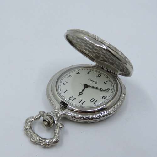 1910`s Style Austrian full hunter quartz pocketwatch - Hachette pocketwatch collection #22