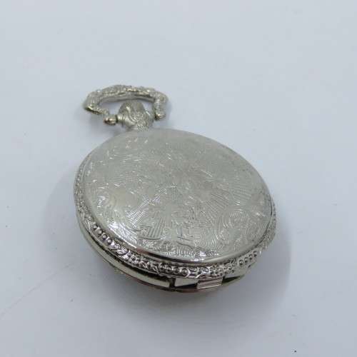 1810`s Style Laika full hunter quartz pocketwatch - Hachette pocketwatch collection #26 - Working