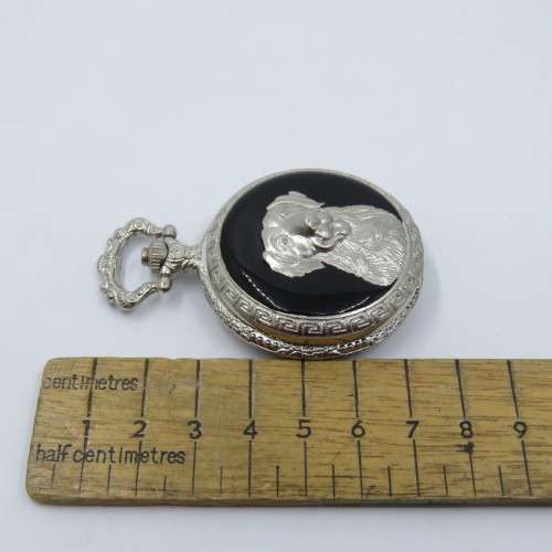 1810`s Style Laika full hunter quartz pocketwatch - Hachette pocketwatch collection #26 - Working