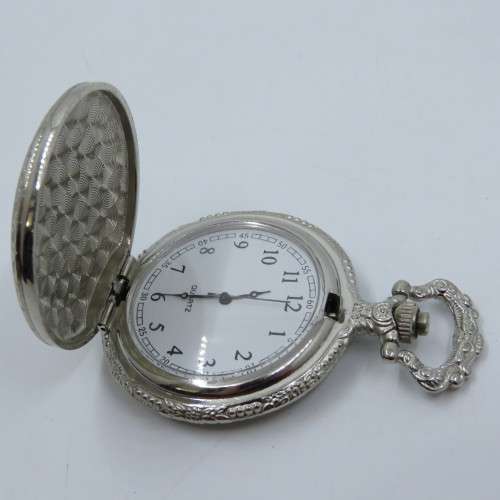 1810`s Style Laika full hunter quartz pocketwatch - Hachette pocketwatch collection #26 - Working