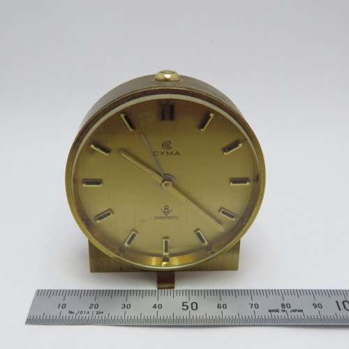 Vintage Cyma Sonomatic V8 bedside alarm clock - Working
