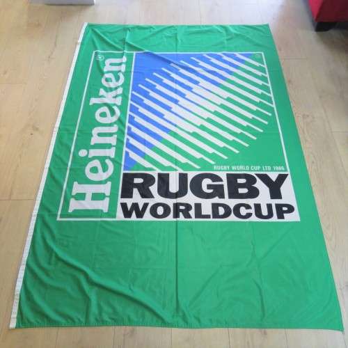 Heineken Rugby world cup banner - Size 148 x 214 cm