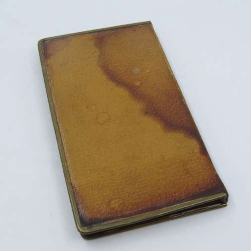 Vintage leather cigarette case - Rarely seen