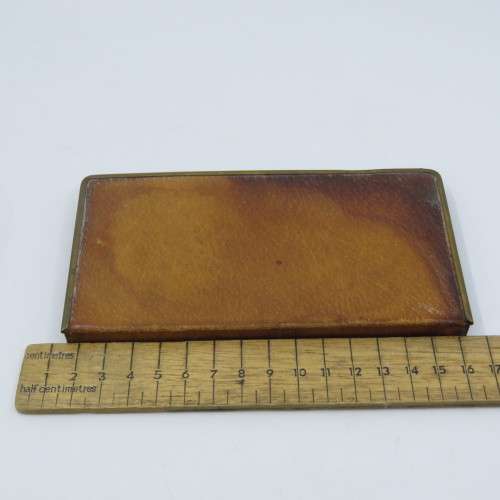 Vintage leather cigarette case - Rarely seen