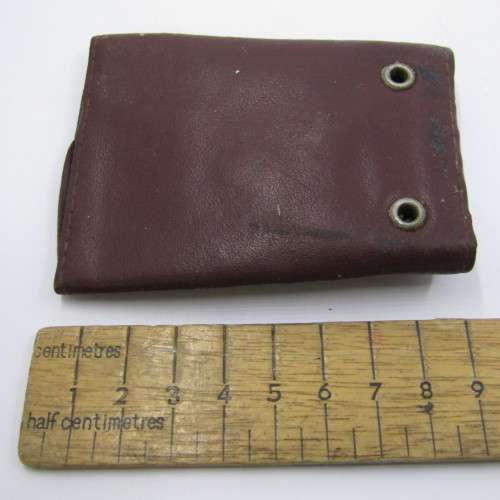 Vintage leather key holder pouch