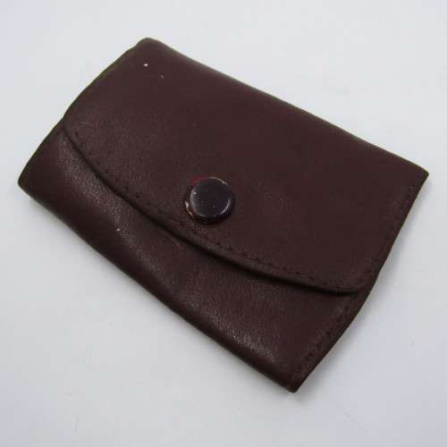 Vintage leather key holder pouch