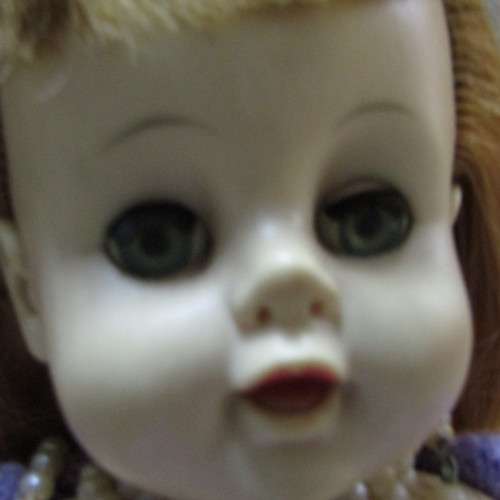 Rubber doll with closing eyes - 56cm