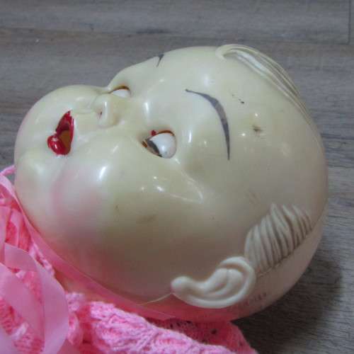 Vintage celluloid and plastic doll - 60cm