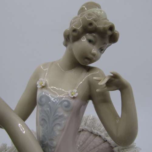 Vintage Lladro #5497 Ballerinas porcelain figurine in box