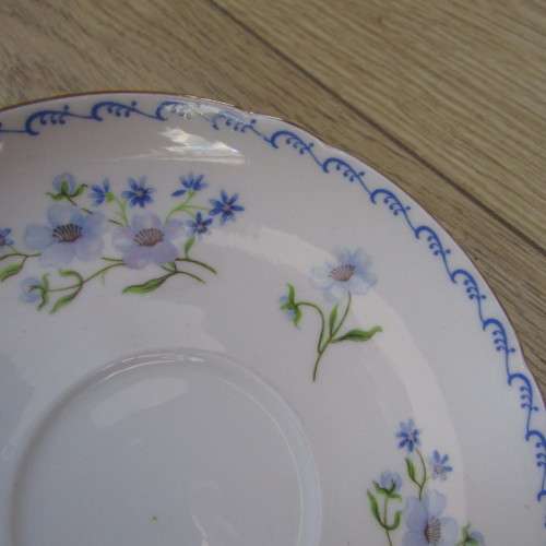 Vintage Shelley Blue Rock 24 Piece tea set