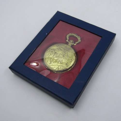 1830`s Style Traveller Quartz pocket watch - Hachette pocket watch collection #12 - working