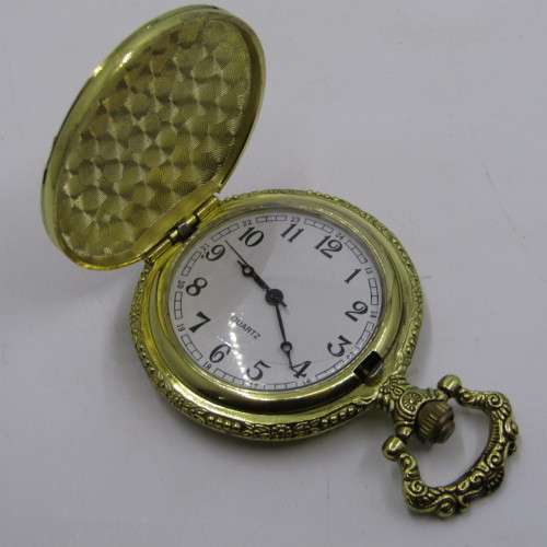 1830`s Style Traveller Quartz pocket watch - Hachette pocket watch collection #12 - working