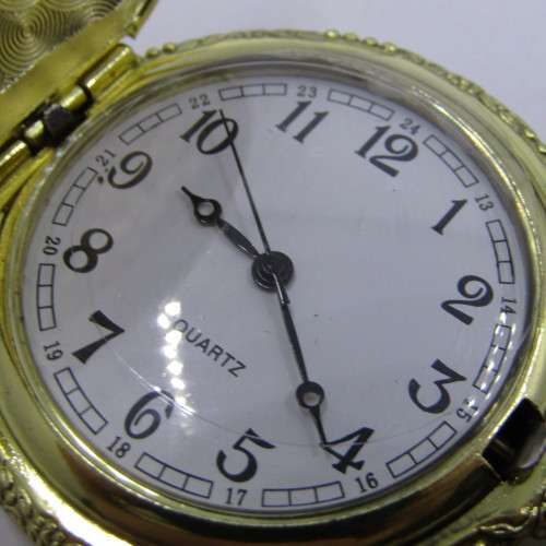 1830`s Style Traveller Quartz pocket watch - Hachette pocket watch collection #12 - working
