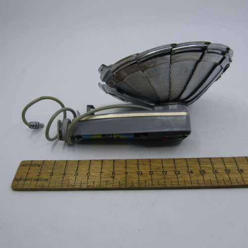 Vintage King flash with 10 unused flash bulbs - needs backplate