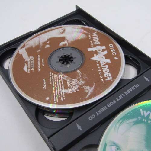 Vintage Wing Commander computer game in box - books and cd`s