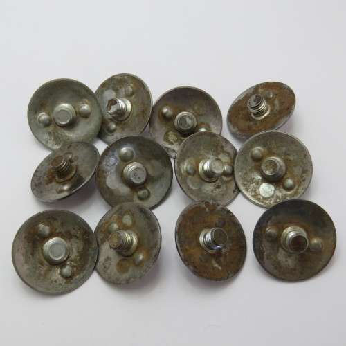 Set of 12 vintage champ golf shoe spikes