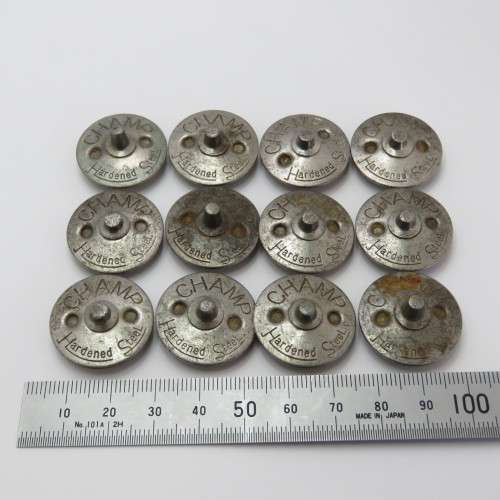 Set of 12 vintage champ golf shoe spikes