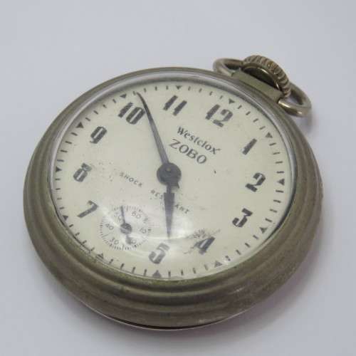 Vintage Westclox Zobo pocketwatch - Working