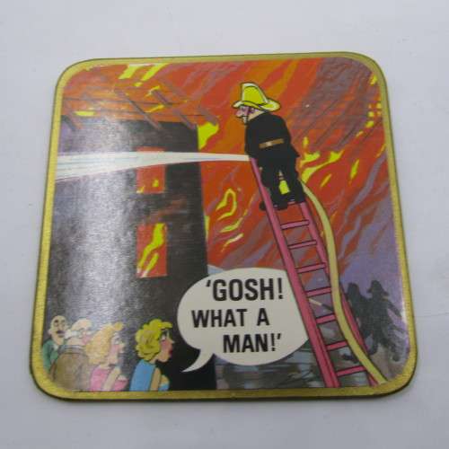 Set of 6 Adult humor cartoon coasters