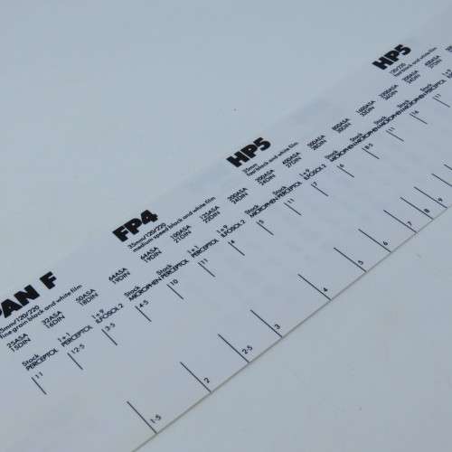 Ilford Development times calculator