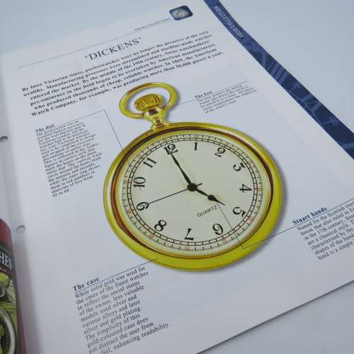 Classic Dickens Quartz pocketwatch - Hachette pocketwatch collection #1 - Working