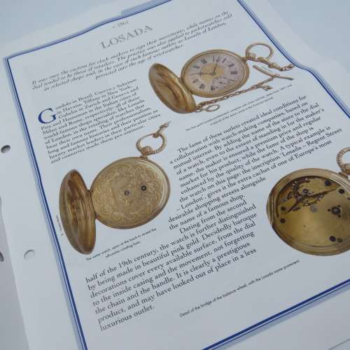 1920`s Style Gatsby full hunter quartz pocketwatch - Hachette pocketwatch collection #28 - Working