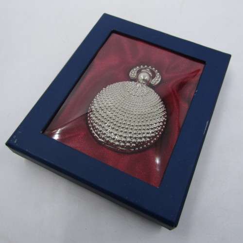 1920`s Style Neptune full hunter Quartz pocket watch - Hachette pocket watch collection #20 - workin
