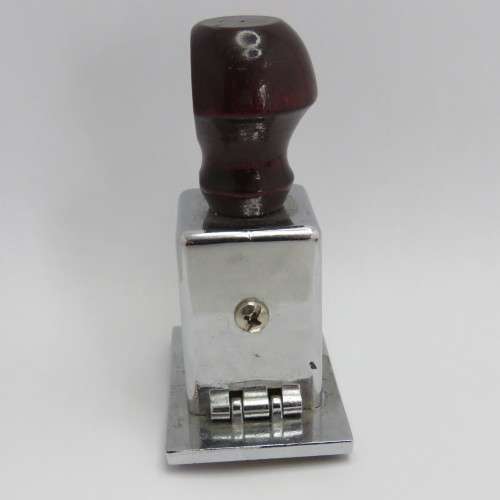 Vintage DF Malan Airport Civil aviation date stamp - Shiny 3000