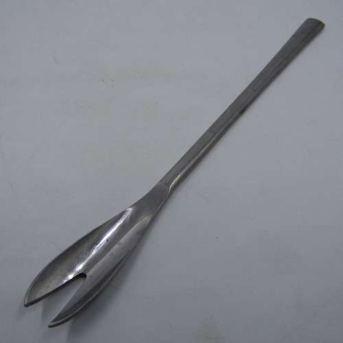 Vintage Japanese stainless steel oyster and mussel set with opener