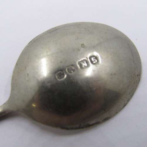 Vintage EPNS coffee bean spoons - x 6